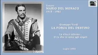 Tenore MARIO DEL MONACO - La forza del destino 