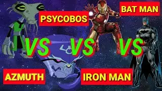 Azmuth vs Dr. psycobos vs Iron man vs Batman | कौन जीतेगा? || explained by omni anime X