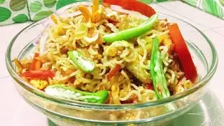 ঘরোয়া উপকরণে এগ নুডুলস  রেসিপি। এভাবে বানালে সবাই বারবার খেতে চাইবে। egg noodles recipe Bangla 