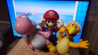 Mario party 8 crown showdown (Peach vs. Mario, Hammer bro, Birdo)