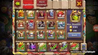 Castle clash prophet warden in action