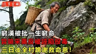 窮漢被批一生窮命，冒險采藥反被誣陷投毒，三日後全村跪謝救命恩！| 民間故事 | 故事當舖
