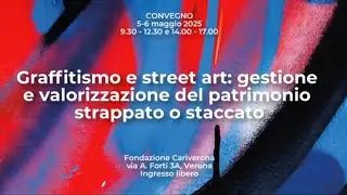 Graffitismo e street art Gestione e valorizzazione del patrimonio strappato o staccato (Giorno 2)
