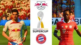 RB Leipzig Vs. FC Bayern Munchen | DFL Super Cup 22/23 | FIFA 22 - Full Match