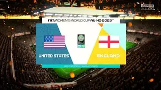 USA vs. England | FIFA 23 Gameplay Women's World Cup 2023 | Group Stage [4K 60FPS]