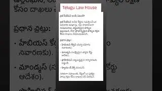 What is writ petition?
