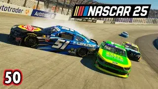 Поздний жёлтый цвет меняет всё &mdash; Режим карьеры в NASCAR 25 &mdash; Эпизод 50