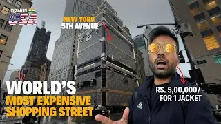 New York 5th Avenue USA Most Expensive Street 🇺🇸 | Vlog 346 | USA Vlog Hindi