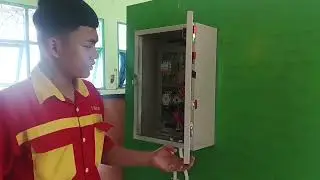 Rangkaian Kendali Motor 3 Fasa Starting Dua Arah Putar Otomatis Menggunakan (Timer Delay On) 
