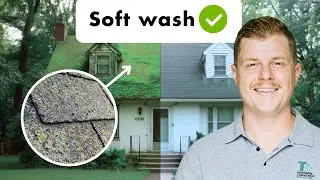 Демонстрация продукции Soft Wash для крыш и сайдинга от Total Roofing and Construction