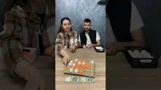 Egg tray funny challenge games 😀 #youtubeshorts #shorts #trendingshorts #familygames #usa #games#fun