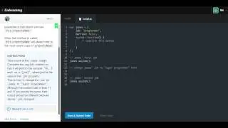 Javascript Objects 2 - Review: The story so far : Codecademy