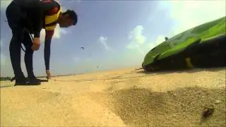 CABO VERDE SANTA MARIA -- ILHA DO SAL -- KITESURFING FOR A BEGINNER , KITE PER UN PRINCIPIANTE