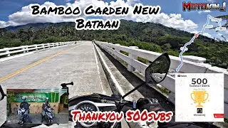 BAMBOO GARDEN NEW BATAAN RIDES | 500 subscribers Special | Motokinj | Road to 1000 Subscribers