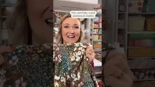 When you have gorgeous fabric&hellip;