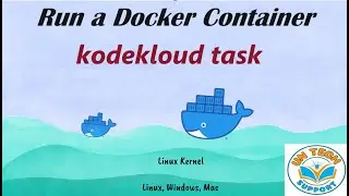 Run a Docker Container | kodekloud task | docker | kubernetes | devops | aws | azure | linux |cloud