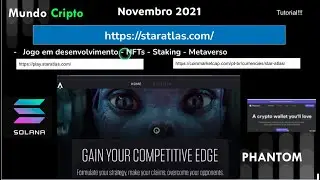 Gamer NFT  Star Atlas primeiros passos token ATLAS na rede SOLANA comprando uma nave
