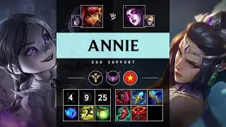 Annie Support vs Morgana - VN Master Patch 25.20