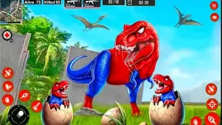 Dinosaur Life family Simulator : dinosaur hunting Game in Jurassic world - Androidgameplay