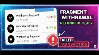 Telegram Stars Withdrawal Problem Solved! ফ্র্যাগমেন্ট থেকে স্টার উইথড্র করার সঠিক নিয়ম ২০২৬