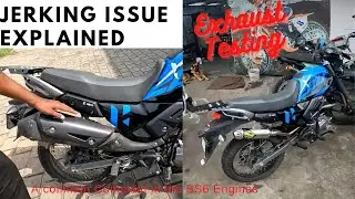 Jerking Issue Explained in X Pulse 4v | Imported Exhaust Testing for Xpulse | Major Issue In Xpulse?
