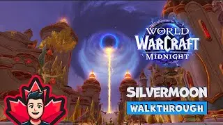 Midnight Alpha First Time Walkthrough of Remastered Silvermoon City! New Main Hub