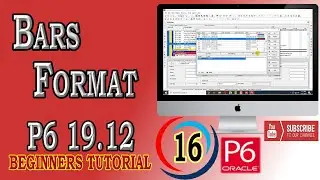 How to Format Bars in Gantt Chart  | Primavera P6 | 19.12 | Beginners Tutorial