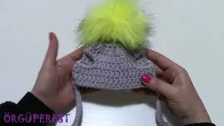 КАК СДЕЛАТЬ ШАПКУ КРЮЧКОМ (СОБАКА-КОТ)? ПЭТ ШАПКА СДЕЛАЛА !!!