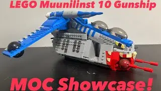 LEGO Star Wars Muunilinst 10 Gunship MOC Showcase