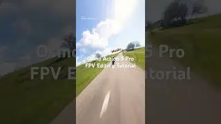 Transform Your Drone Footage: #OsmoAction5Pro + FPV Cinematic Editing ✨🏍️