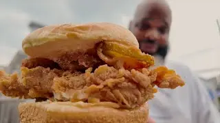 NEW KFC Fried Pickles and Sandwich Review!!