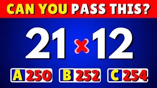 ➗ Can You Solve this Quiz Math Challenge! ✖️🧠