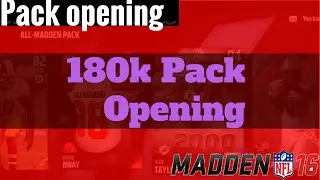 180k Pack Opening what can we pull?!?!? ( MUT 16 Pack Opening)