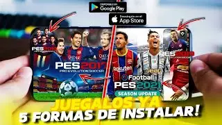 CORRE A lNSTALAR!🤩5 Formas de Volver a Jugar PES MOBILE en Android 2024!🔥*Pes 2017, Pes 2021 & M&aacute;s!💣