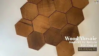 Click to see these beautiful Wood Mosaics #shorts #youtubeshorts #mosaic