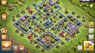 Easiest town hall 13 strategy beat any village 3 stars #coc #clashofclans #townhall #townhall13base