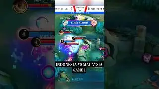 HIGHLIGHT TIMNAS INDONESIA VS MALAYSIA SEA GAME GAME 2 MENEGANGKAN 😱 #mobilelegends #mlbb #seagames
