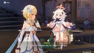 Genshin Impact - Telling to Dainsleif Paimon was Emergency Food
