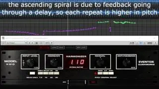 Eventide H910 Harmonizer plug-in - Transposition with Drums