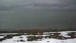 winter arrives in the Bay of Fundy