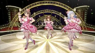 【スタマス】Thank You! 未来, 静香, 翼, 紬, 歌織（スプリングラヴァーズ）超広角固定カメラ ユニットステージ（MOD, CE 使用）