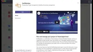 SwiftKanban MS Teams app - Installing only 