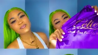 Best Precolored Hair Start To Finish Install 💚 Stunning Color Ft. Celie Hair