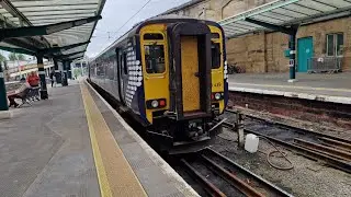 Travel with me between Kirkconnel and Sanquhar on Scotrail 156439 #scotrail #class156 #train