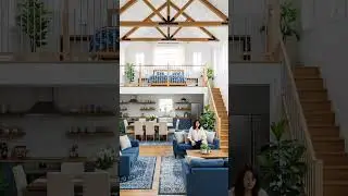 Loft Living &ndash; Coastal Farmhouse Blend | Modern Tiny Home Interior Design #tinyhome #tinyhouse