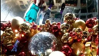 Красивая новогодняя иллюминация Beautiful New Year's illumination