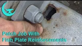 Patch Job With Fish Plate Reinforcements