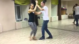 Dominican Bachata. Alexander Yumashev & Maria Kozlovskaya BailaMar. Доминиканская бачата.