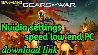 Gears of war judgement fix Nvidia settings fast game working low end PC emulator download link