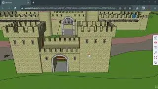 Sketchup Concentric Castle